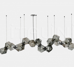Итальянские Свет - Люстра WELLES GLASS LONG CHANDELIER 16 Итальянские Свет - Люстра WELLES GLASS LONG CHANDELIER 16 фабрика Gabriel Scott