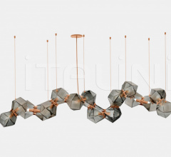 Итальянские Свет - Люстра WELLES GLASS LONG CHANDELIER 16 Итальянские Свет - Люстра WELLES GLASS LONG CHANDELIER 16 фабрика Gabriel Scott