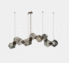 Итальянские Свет - Люстра WELLES GLASS LONG CHANDELIER 10 Итальянские Свет - Люстра WELLES GLASS LONG CHANDELIER 10 фабрика Gabriel Scott