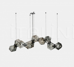 Итальянские Свет - Люстра WELLES GLASS LONG CHANDELIER 10 Итальянские Свет - Люстра WELLES GLASS LONG CHANDELIER 10 фабрика Gabriel Scott