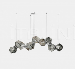 Итальянские Свет - Люстра WELLES GLASS LONG CHANDELIER 10 Итальянские Свет - Люстра WELLES GLASS LONG CHANDELIER 10 фабрика Gabriel Scott