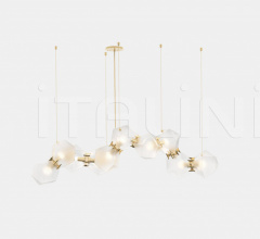 Итальянские Свет - Люстра WELLES GLASS LONG CHANDELIER 10 Итальянские Свет - Люстра WELLES GLASS LONG CHANDELIER 10 фабрика Gabriel Scott