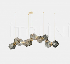 Итальянские Свет - Люстра WELLES GLASS LONG CHANDELIER 10 Итальянские Свет - Люстра WELLES GLASS LONG CHANDELIER 10 фабрика Gabriel Scott