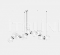 Итальянские Свет - Люстра WELLES GLASS LONG CHANDELIER 10 Итальянские Свет - Люстра WELLES GLASS LONG CHANDELIER 10 фабрика Gabriel Scott