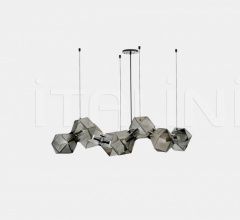 Итальянские Свет - Люстра WELLES GLASS LONG CHANDELIER 8 Итальянские Свет - Люстра WELLES GLASS LONG CHANDELIER 8 фабрика Gabriel Scott