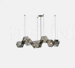 Итальянские Свет - Люстра WELLES GLASS LONG CHANDELIER 8 Итальянские Свет - Люстра WELLES GLASS LONG CHANDELIER 8 фабрика Gabriel Scott