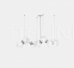 Итальянские Свет - Люстра WELLES GLASS LONG CHANDELIER 8 Итальянские Свет - Люстра WELLES GLASS LONG CHANDELIER 8 фабрика Gabriel Scott