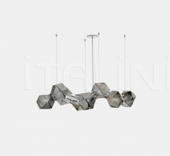 Итальянские Свет - Люстра WELLES GLASS LONG CHANDELIER 8 Итальянские Свет - Люстра WELLES GLASS LONG CHANDELIER 8 фабрика Gabriel Scott
