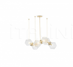 Итальянские Свет - Люстра WELLES GLASS LONG CHANDELIER 6 Итальянские Свет - Люстра WELLES GLASS LONG CHANDELIER 6 фабрика Gabriel Scott