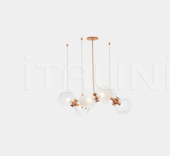 Итальянские Свет - Люстра WELLES GLASS LONG CHANDELIER 6 Итальянские Свет - Люстра WELLES GLASS LONG CHANDELIER 6 фабрика Gabriel Scott