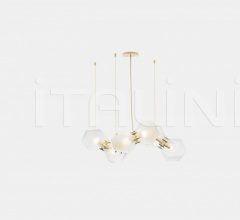 Итальянские Свет - Люстра WELLES GLASS LONG CHANDELIER 6 Итальянские Свет - Люстра WELLES GLASS LONG CHANDELIER 6 фабрика Gabriel Scott