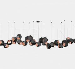 Итальянские Свет - Люстра WELLES STEEL LONG CHANDELIER 30 Итальянские Свет - Люстра WELLES STEEL LONG CHANDELIER 30 фабрика Gabriel Scott