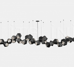 Итальянские Свет - Люстра WELLES STEEL LONG CHANDELIER 30 Итальянские Свет - Люстра WELLES STEEL LONG CHANDELIER 30 фабрика Gabriel Scott