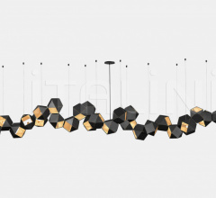 Итальянские Свет - Люстра WELLES STEEL LONG CHANDELIER 30 Итальянские Свет - Люстра WELLES STEEL LONG CHANDELIER 30 фабрика Gabriel Scott