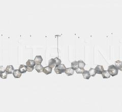 Итальянские Свет - Люстра WELLES STEEL LONG CHANDELIER 28 Итальянские Свет - Люстра WELLES STEEL LONG CHANDELIER 28 фабрика Gabriel Scott