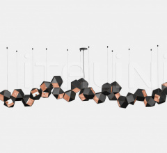 Итальянские Свет - Люстра WELLES STEEL LONG CHANDELIER 26 Итальянские Свет - Люстра WELLES STEEL LONG CHANDELIER 26 фабрика Gabriel Scott