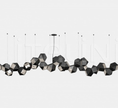 Итальянские Свет - Люстра WELLES STEEL LONG CHANDELIER 24 Итальянские Свет - Люстра WELLES STEEL LONG CHANDELIER 24 фабрика Gabriel Scott