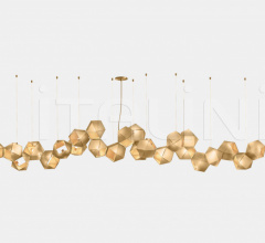 Итальянские Свет - Люстра WELLES STEEL LONG CHANDELIER 24 Итальянские Свет - Люстра WELLES STEEL LONG CHANDELIER 24 фабрика Gabriel Scott