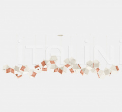 Итальянские Свет - Люстра WELLES STEEL LONG CHANDELIER 22 Итальянские Свет - Люстра WELLES STEEL LONG CHANDELIER 22 фабрика Gabriel Scott