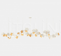 Итальянские Свет - Люстра WELLES STEEL LONG CHANDELIER 22 Итальянские Свет - Люстра WELLES STEEL LONG CHANDELIER 22 фабрика Gabriel Scott