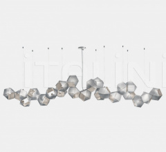 Итальянские Свет - Люстра WELLES STEEL LONG CHANDELIER 22 Итальянские Свет - Люстра WELLES STEEL LONG CHANDELIER 22 фабрика Gabriel Scott