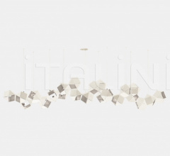 Итальянские Свет - Люстра WELLES STEEL LONG CHANDELIER 22 Итальянские Свет - Люстра WELLES STEEL LONG CHANDELIER 22 фабрика Gabriel Scott