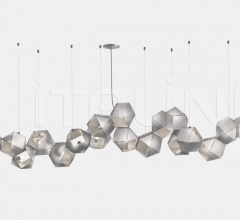 Итальянские Свет - Люстра WELLES STEEL LONG CHANDELIER 18 Итальянские Свет - Люстра WELLES STEEL LONG CHANDELIER 18 фабрика Gabriel Scott