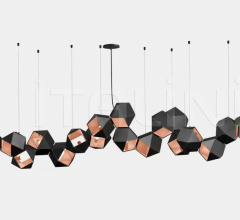 Итальянские Свет - Люстра WELLES STEEL LONG CHANDELIER 18 Итальянские Свет - Люстра WELLES STEEL LONG CHANDELIER 18 фабрика Gabriel Scott