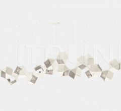 Итальянские Свет - Люстра WELLES STEEL LONG CHANDELIER 18 Итальянские Свет - Люстра WELLES STEEL LONG CHANDELIER 18 фабрика Gabriel Scott