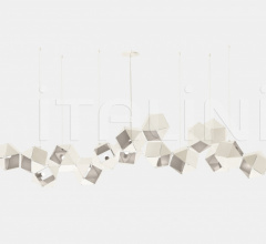 Итальянские Свет - Люстра WELLES STEEL LONG CHANDELIER 16 Итальянские Свет - Люстра WELLES STEEL LONG CHANDELIER 16 фабрика Gabriel Scott