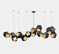 Итальянские Свет - Люстра WELLES STEEL LONG CHANDELIER 14 Итальянские Свет - Люстра WELLES STEEL LONG CHANDELIER 14 фабрика Gabriel Scott