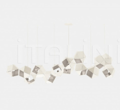 Итальянские Свет - Люстра WELLES STEEL LONG CHANDELIER 14 Итальянские Свет - Люстра WELLES STEEL LONG CHANDELIER 14 фабрика Gabriel Scott