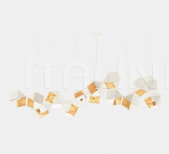 Итальянские Свет - Люстра WELLES STEEL LONG CHANDELIER 14 Итальянские Свет - Люстра WELLES STEEL LONG CHANDELIER 14 фабрика Gabriel Scott