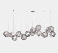 Итальянские Свет - Люстра WELLES STEEL LONG CHANDELIER 14 Итальянские Свет - Люстра WELLES STEEL LONG CHANDELIER 14 фабрика Gabriel Scott