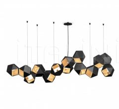 Итальянские Свет - Люстра WELLES STEEL LONG CHANDELIER 14 Итальянские Свет - Люстра WELLES STEEL LONG CHANDELIER 14 фабрика Gabriel Scott