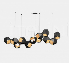 Итальянские Свет - Люстра WELLES STEEL LONG CHANDELIER 12 Итальянские Свет - Люстра WELLES STEEL LONG CHANDELIER 12 фабрика Gabriel Scott