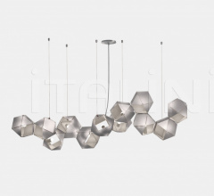 Итальянские Свет - Люстра WELLES STEEL LONG CHANDELIER 12 Итальянские Свет - Люстра WELLES STEEL LONG CHANDELIER 12 фабрика Gabriel Scott