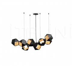 Итальянские Свет - Люстра WELLES STEEL LONG CHANDELIER 8 Итальянские Свет - Люстра WELLES STEEL LONG CHANDELIER 8 фабрика Gabriel Scott