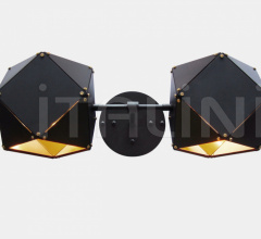 Итальянские Свет - Настенный светильник WELLES STEEL DOUBLE HEAD SCONCE Итальянские Свет - Настенный светильник WELLES STEEL DOUBLE HEAD SCONCE фабрика Gabriel Scott