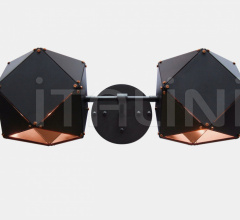 Итальянские Свет - Настенный светильник WELLES STEEL DOUBLE HEAD SCONCE Итальянские Свет - Настенный светильник WELLES STEEL DOUBLE HEAD SCONCE фабрика Gabriel Scott