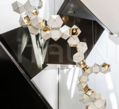 Итальянские Свет - Люстра WELLES STEEL LONG CHANDELIER 22 Итальянские Свет - Люстра WELLES STEEL LONG CHANDELIER 22 фабрика Gabriel Scott