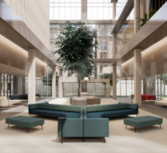 Модульный диван Klint flat back фабрика Kastel