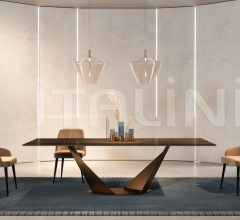 Итальянские Столы обеденные - Стол обеденный QUARTZ 72 ALLUNGABILE фабрика Reflex Angelo