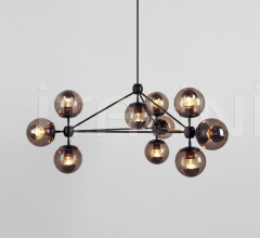 Люстра Modo Chandelier - 3 Sided, 10 Globes Люстра Modo Chandelier - 3 Sided, 10 Globes фабрика Roll & Hill