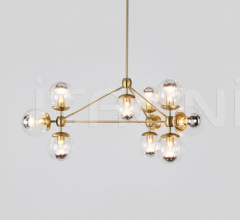Люстра Modo Chandelier - 3 Sided, 10 Globes Люстра Modo Chandelier - 3 Sided, 10 Globes фабрика Roll & Hill