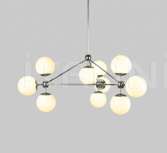 Люстра Modo Chandelier - 3 Sided, 10 Globes Люстра Modo Chandelier - 3 Sided, 10 Globes фабрика Roll & Hill