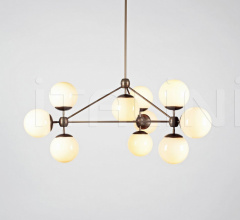 Люстра Modo Chandelier - 3 Sided, 10 Globes Люстра Modo Chandelier - 3 Sided, 10 Globes фабрика Roll & Hill