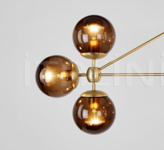Люстра Modo Chandelier - 3 Sided, 10 Globes Люстра Modo Chandelier - 3 Sided, 10 Globes фабрика Roll & Hill