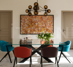 Люстра Modo Chandelier - 3 Sided, 10 Globes Люстра Modo Chandelier - 3 Sided, 10 Globes фабрика Roll & Hill