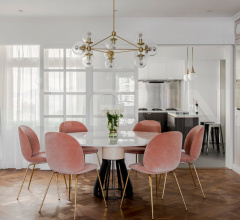 Люстра Modo Chandelier - 3 Sided, 10 Globes Люстра Modo Chandelier - 3 Sided, 10 Globes фабрика Roll & Hill